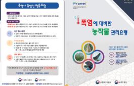 새창열림_폭염에 대비한 농작물 관리요령